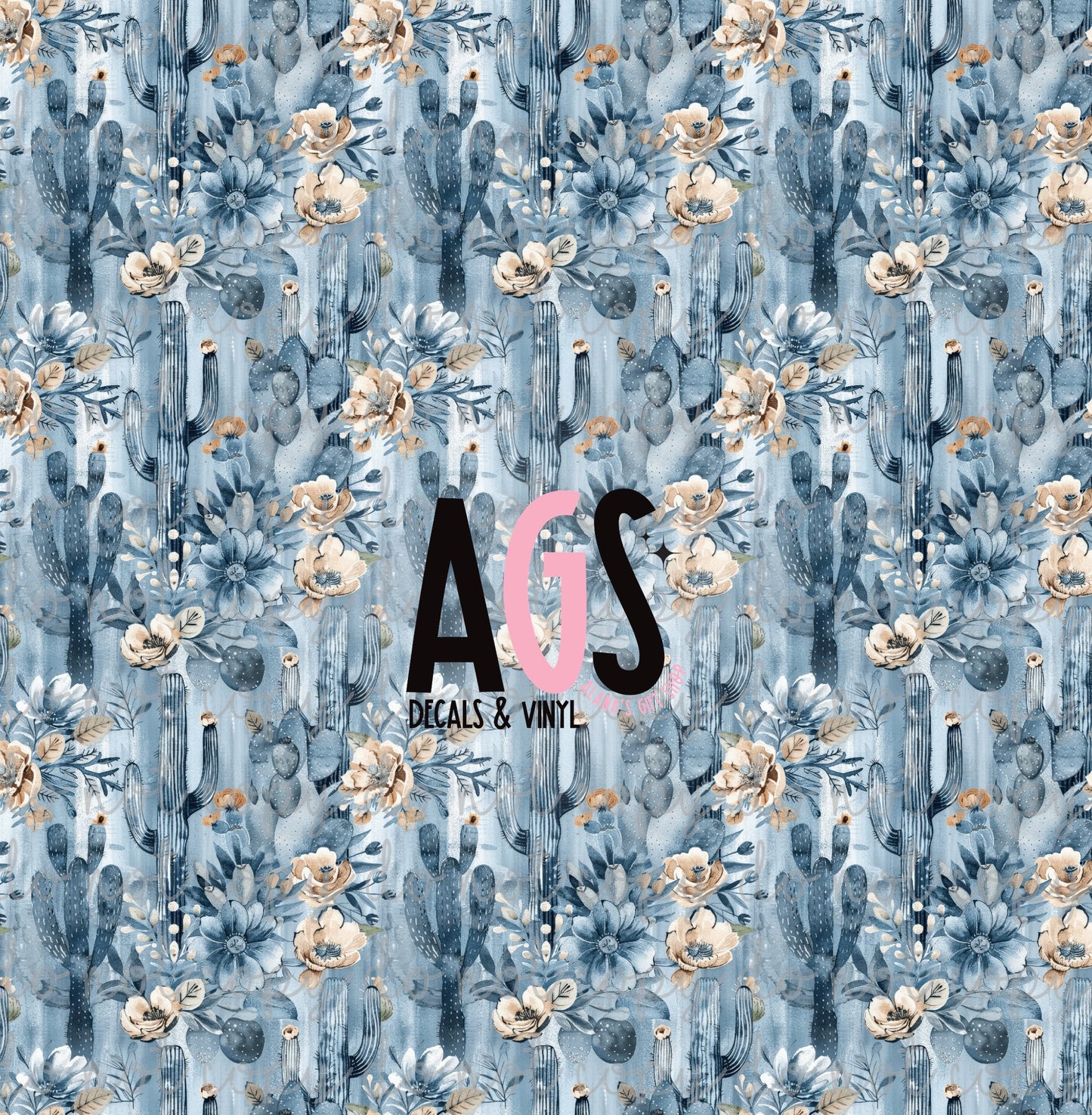 1687 Blue Cactus - April Box