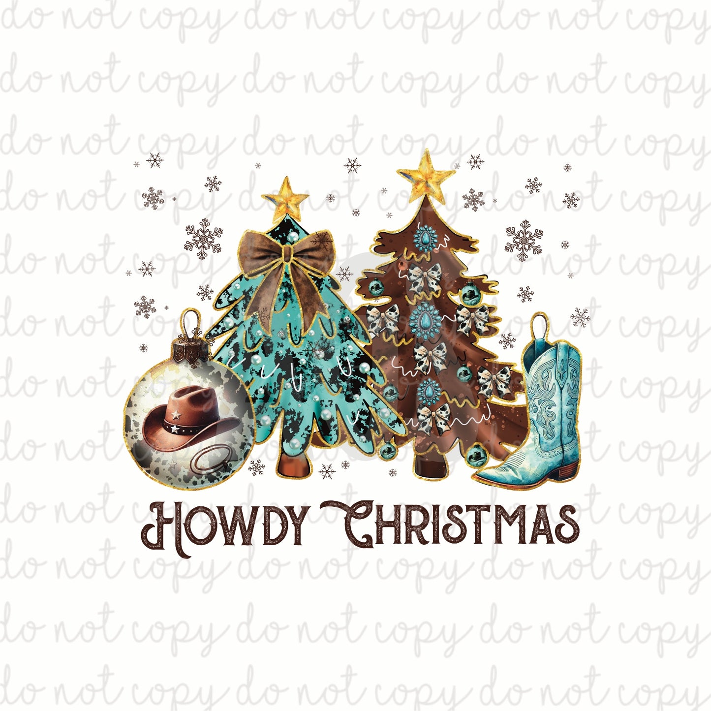 DECAL 024 Holiday Christmas Trees