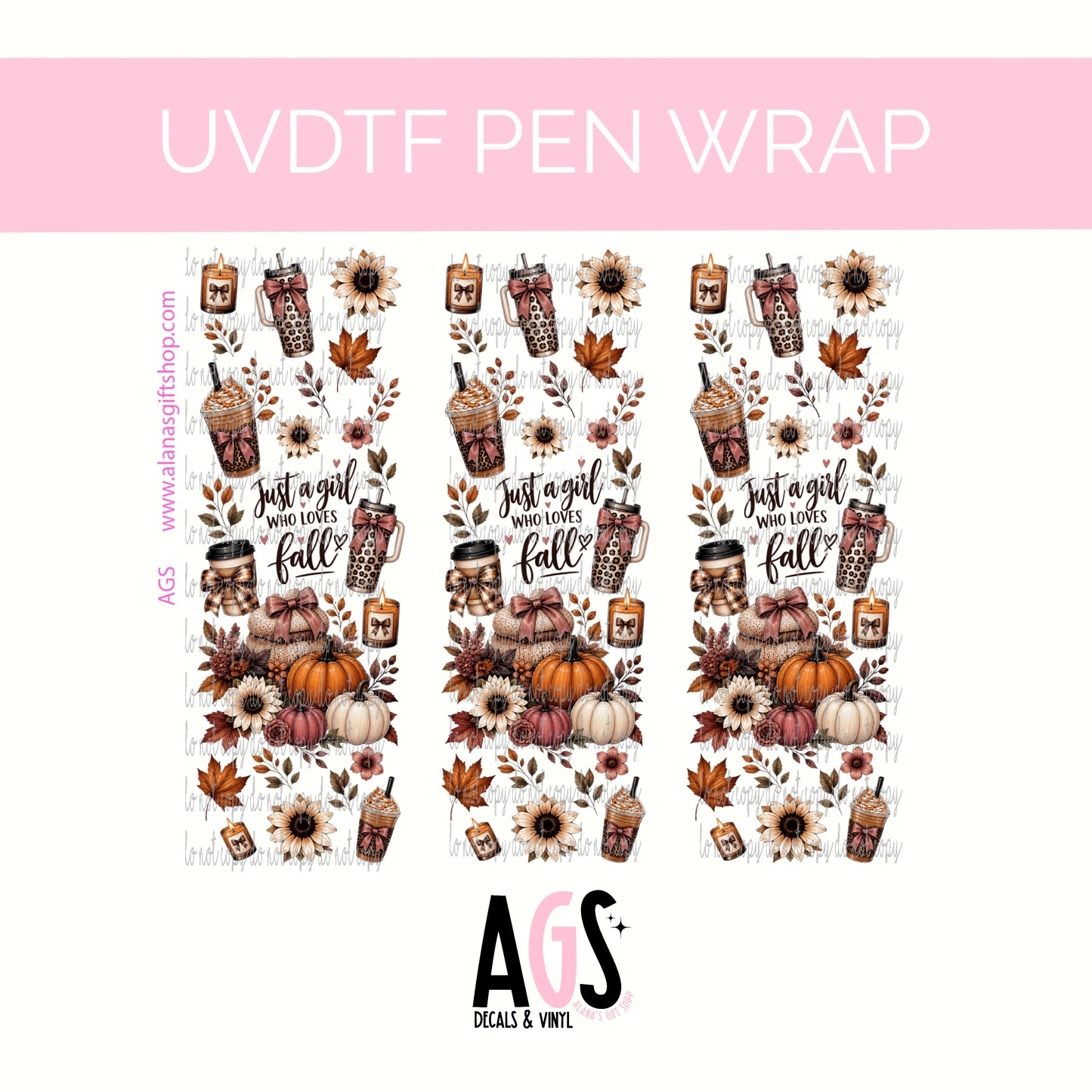 PEN WRAP 076 Just A Girl Who Loves Fall - August Sub