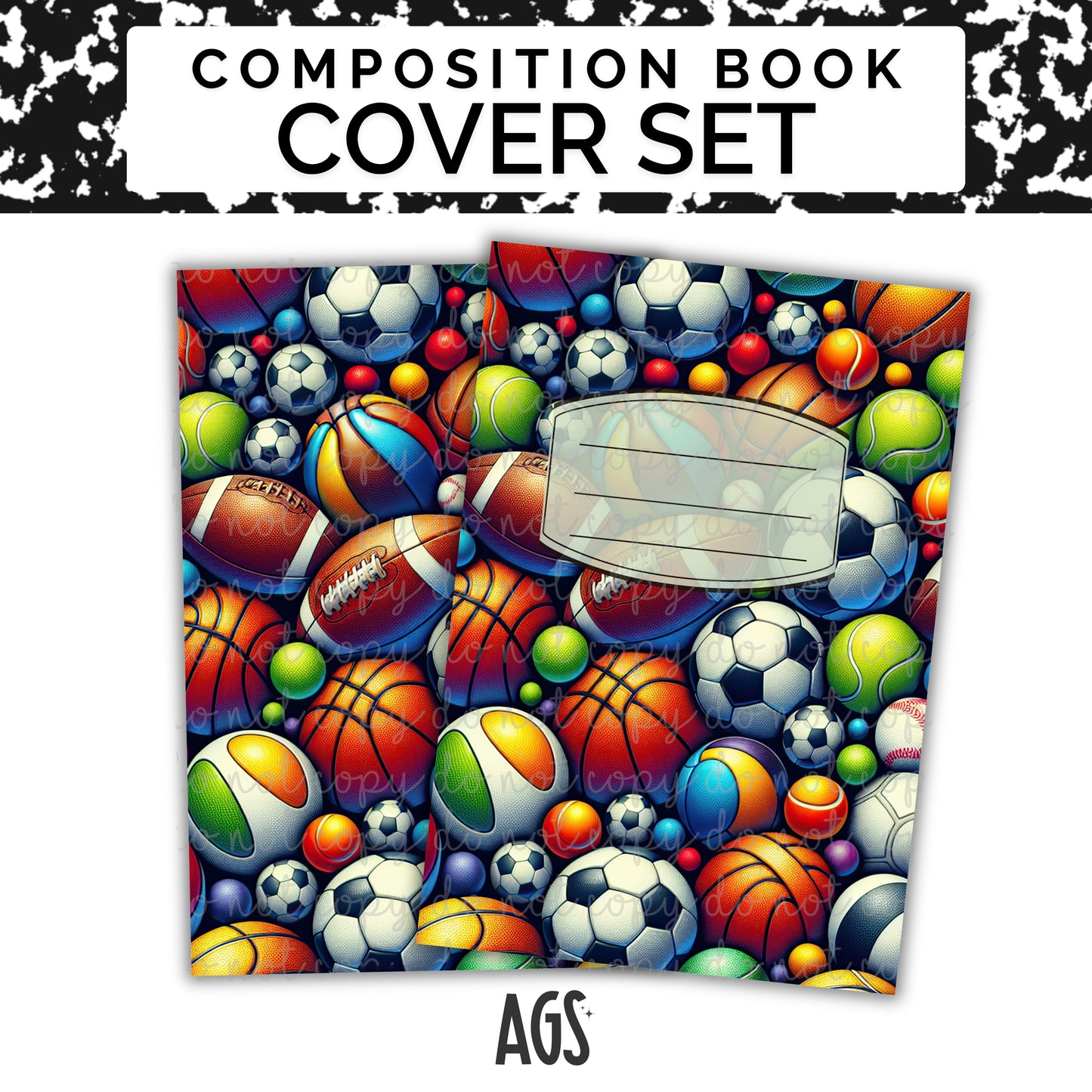 COMPOSITION NOTEBOOK COVER SET - 060 All-Star