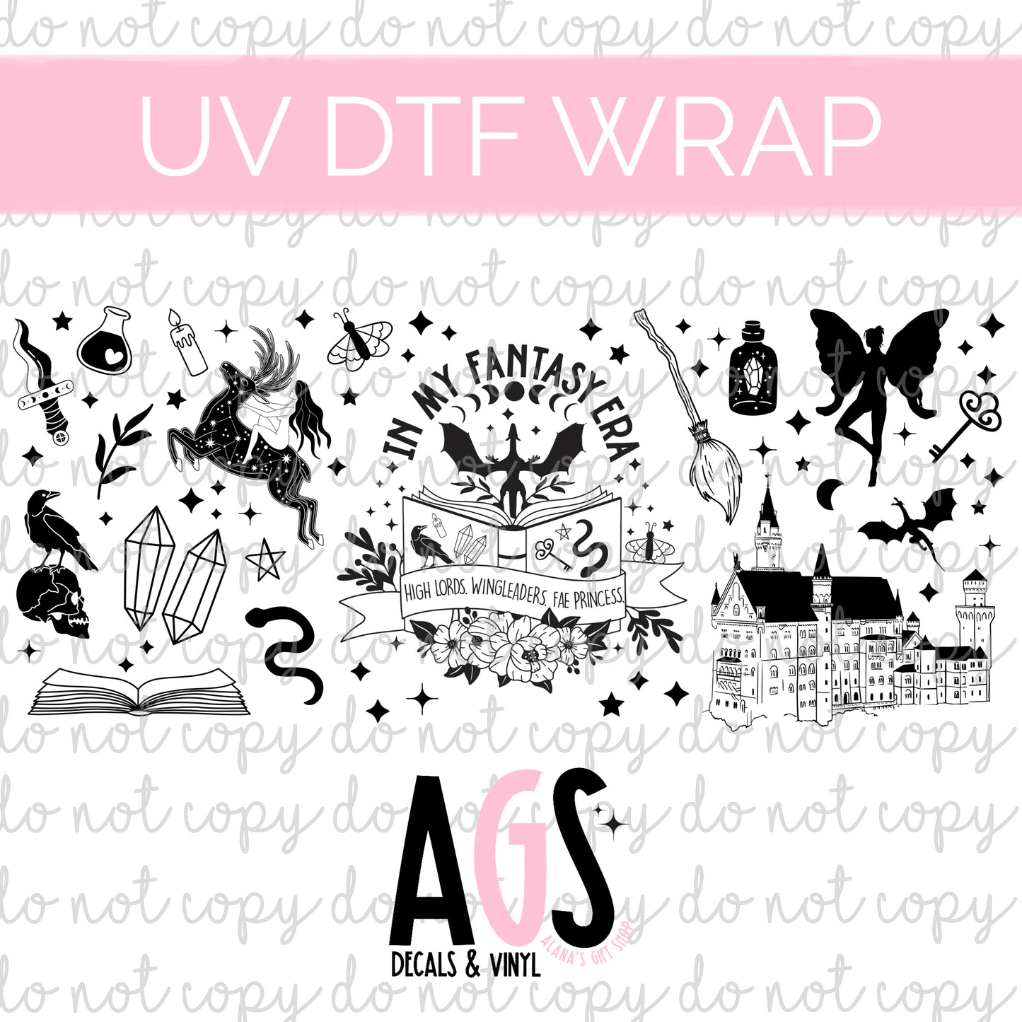 UV DTF WRAP 023 In My Fantasy Era