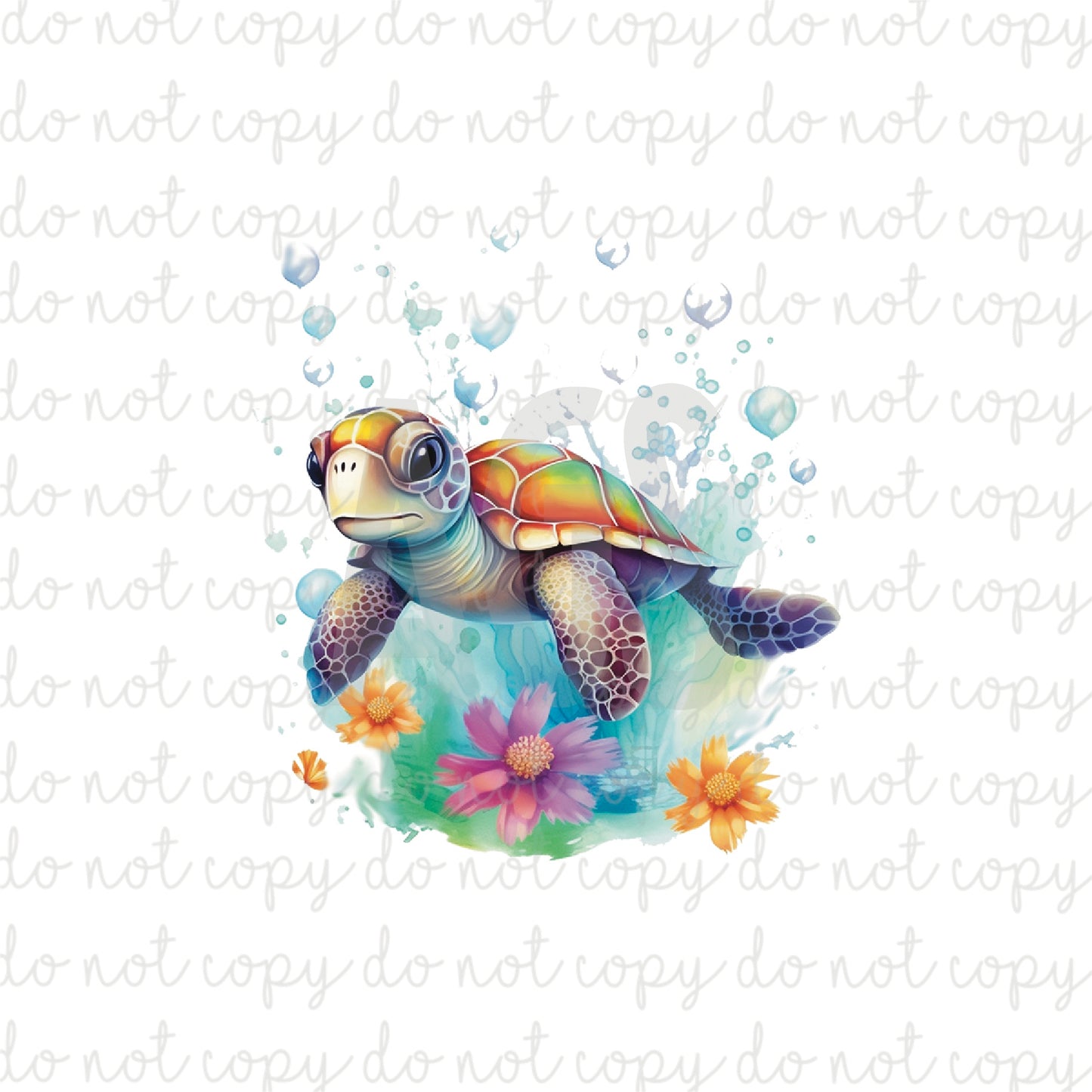 DECAL 113 Turtle On Vaca