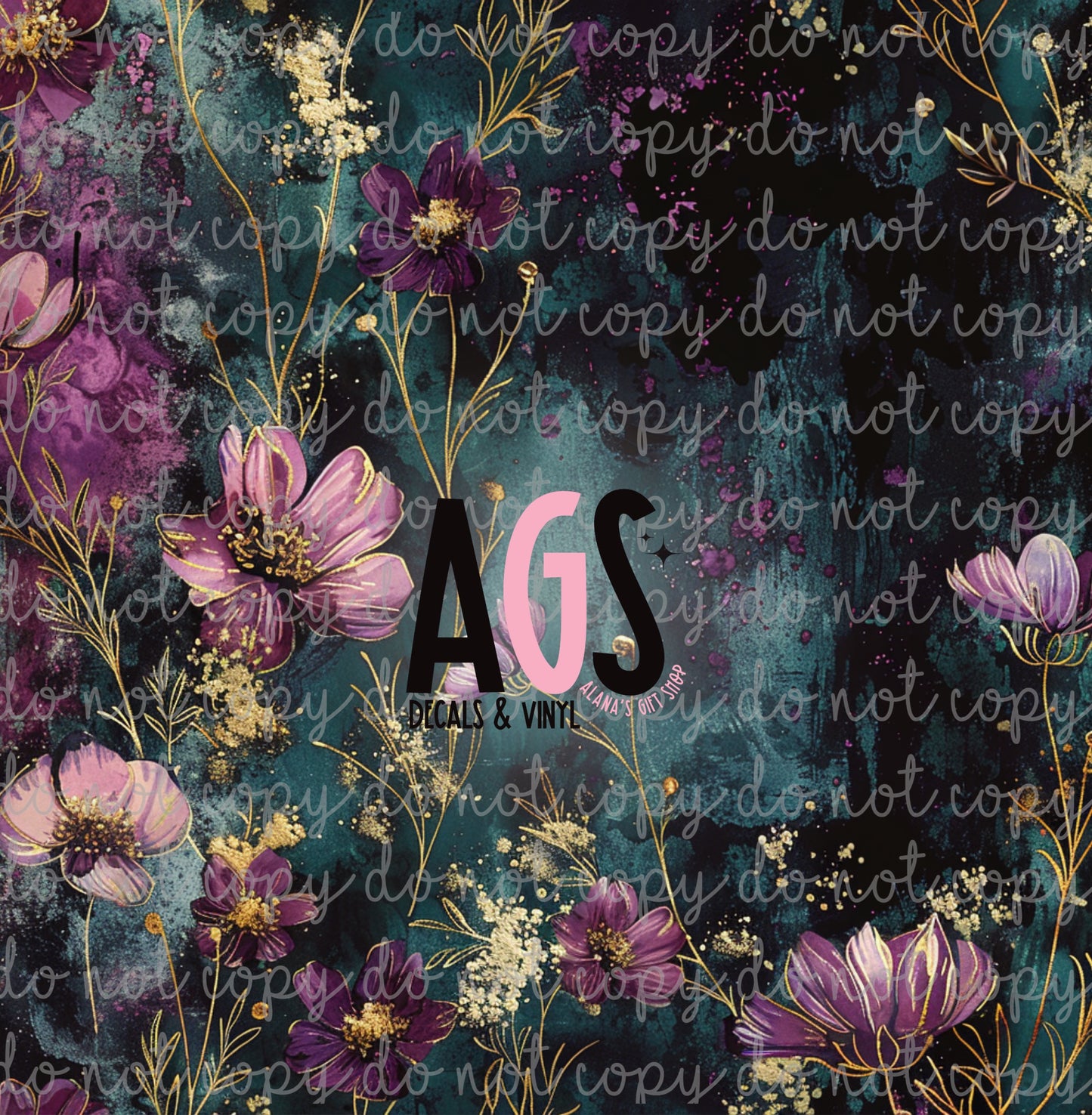 2058 Painted Flowers