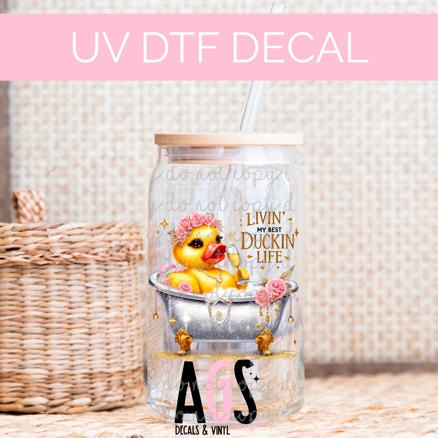 DECAL 062 Livin' The Duckin' Life