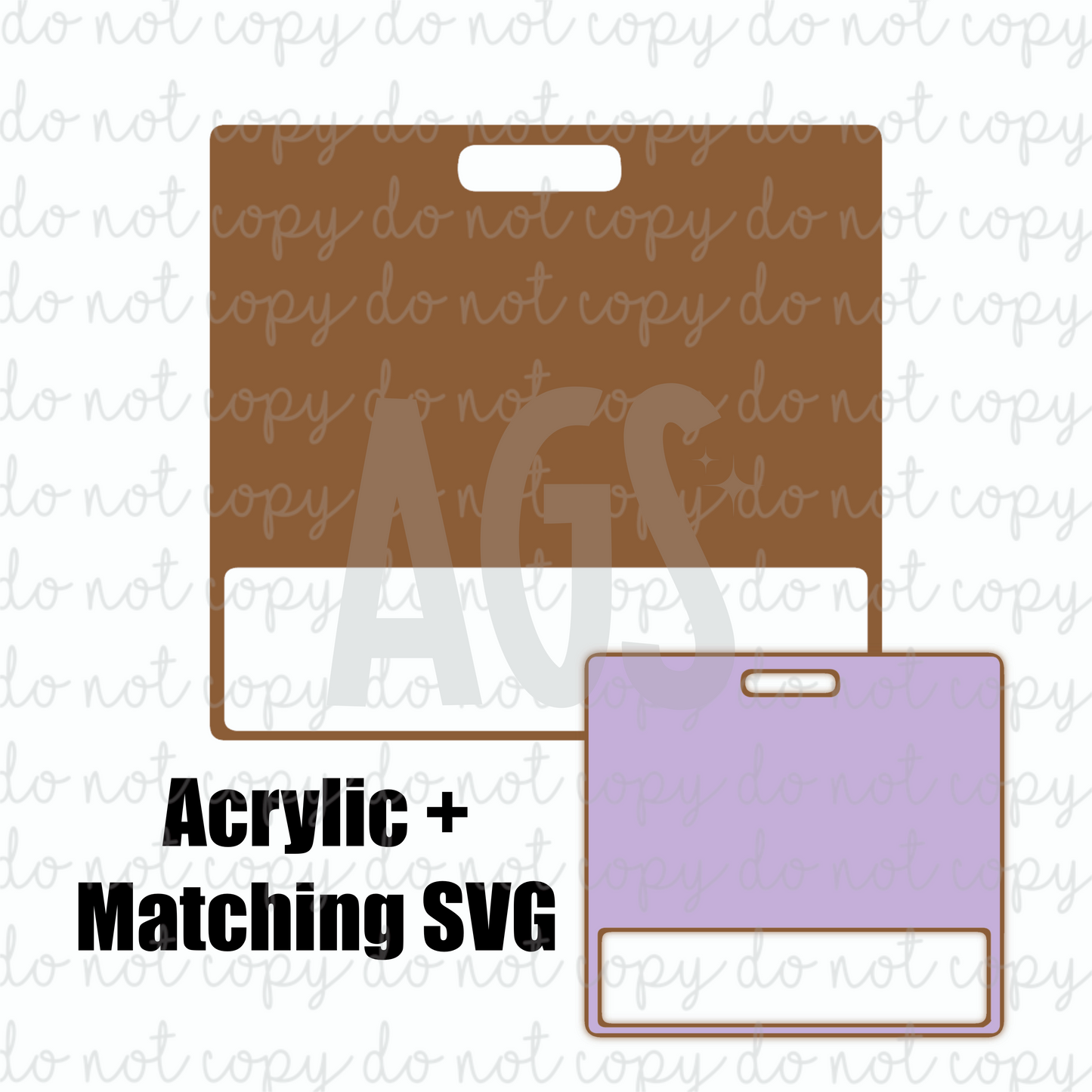 Badge Buddy Horizontal Reg.- With Matching SVG