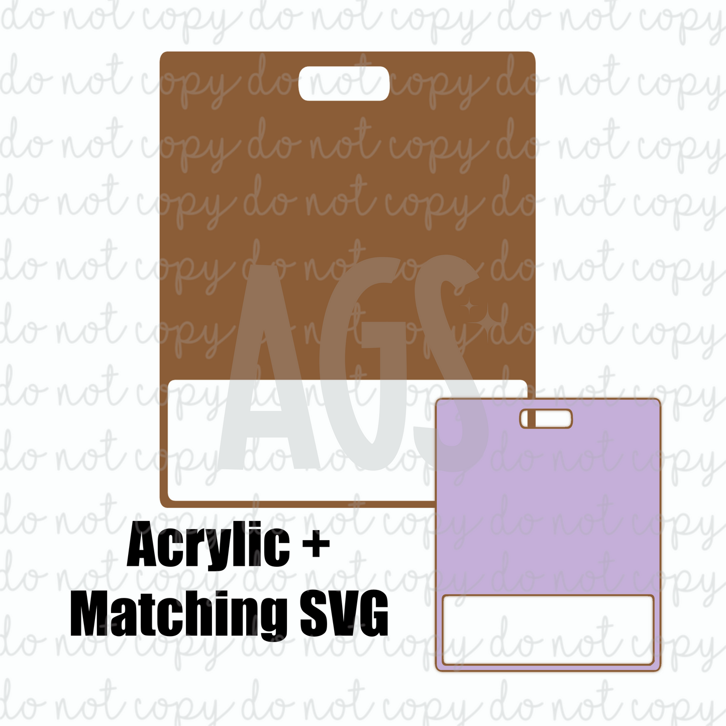 Badge Buddy Horizontal Extended - With Matching SVG