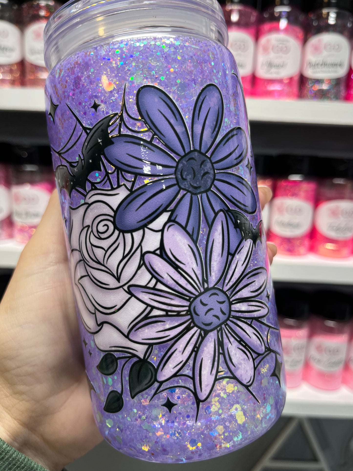 ACRYLIC SNOW GLOBE 16oz -DO NOT ORDER WITH VINYL