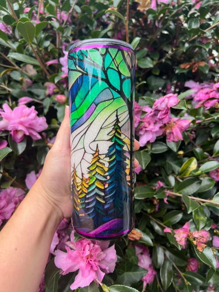 TW-040 Northern Light Stained Glass