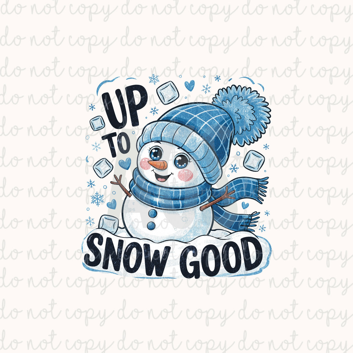DECAL 294 Up To Snow Good