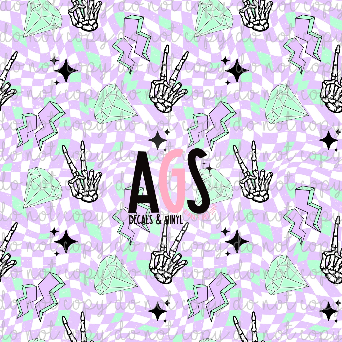 0631 Skellie Peace Checkers