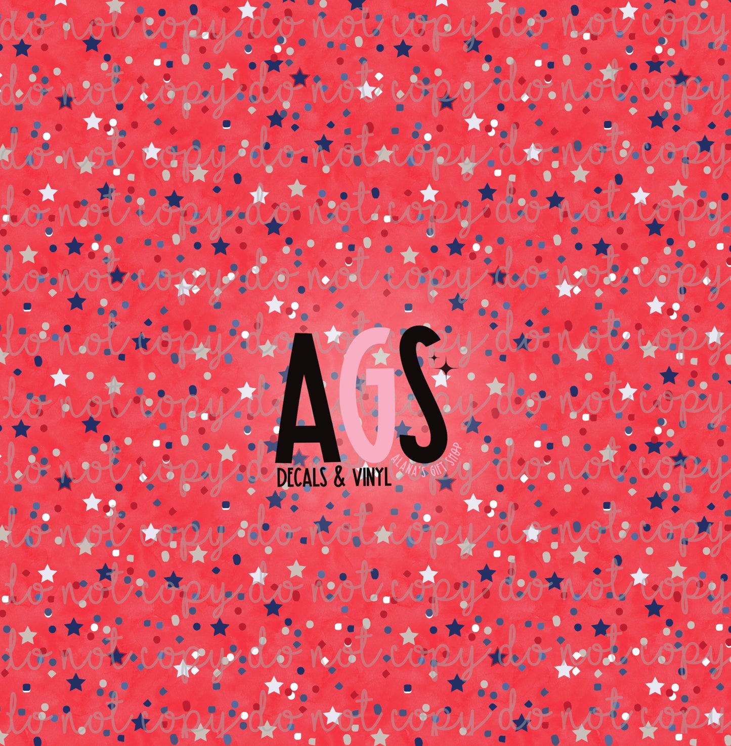 0576 Star Spangled Red