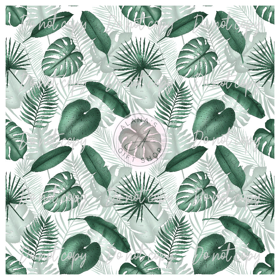 0253 Tropical Island Leaves