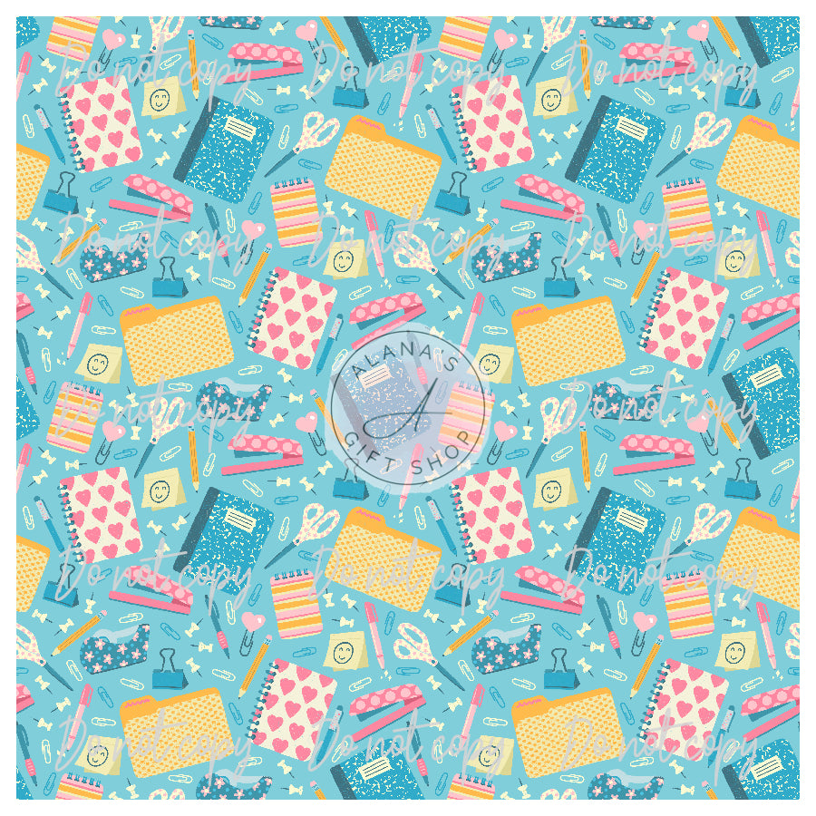 0275 Blue School Notebooks