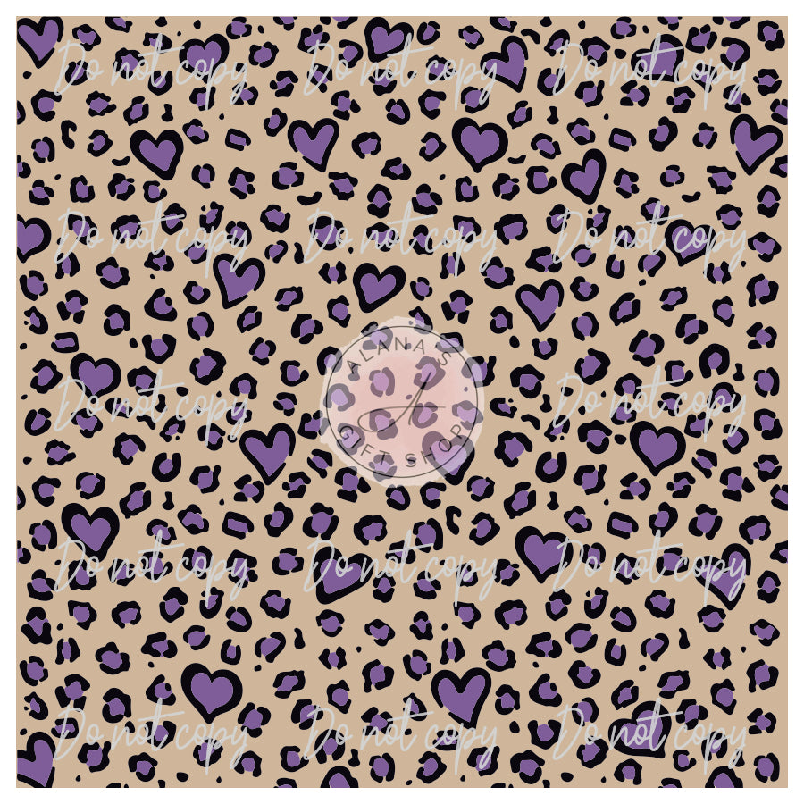 0186 Purple Heart Leopard