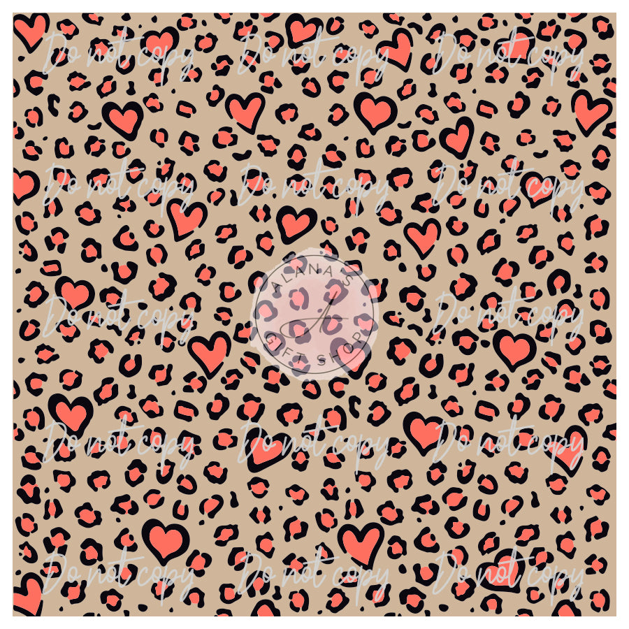 0187 Coral Heart Leopard