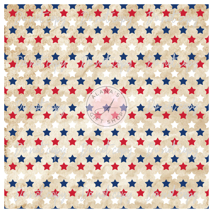 0201 Patriotic Little Stars
