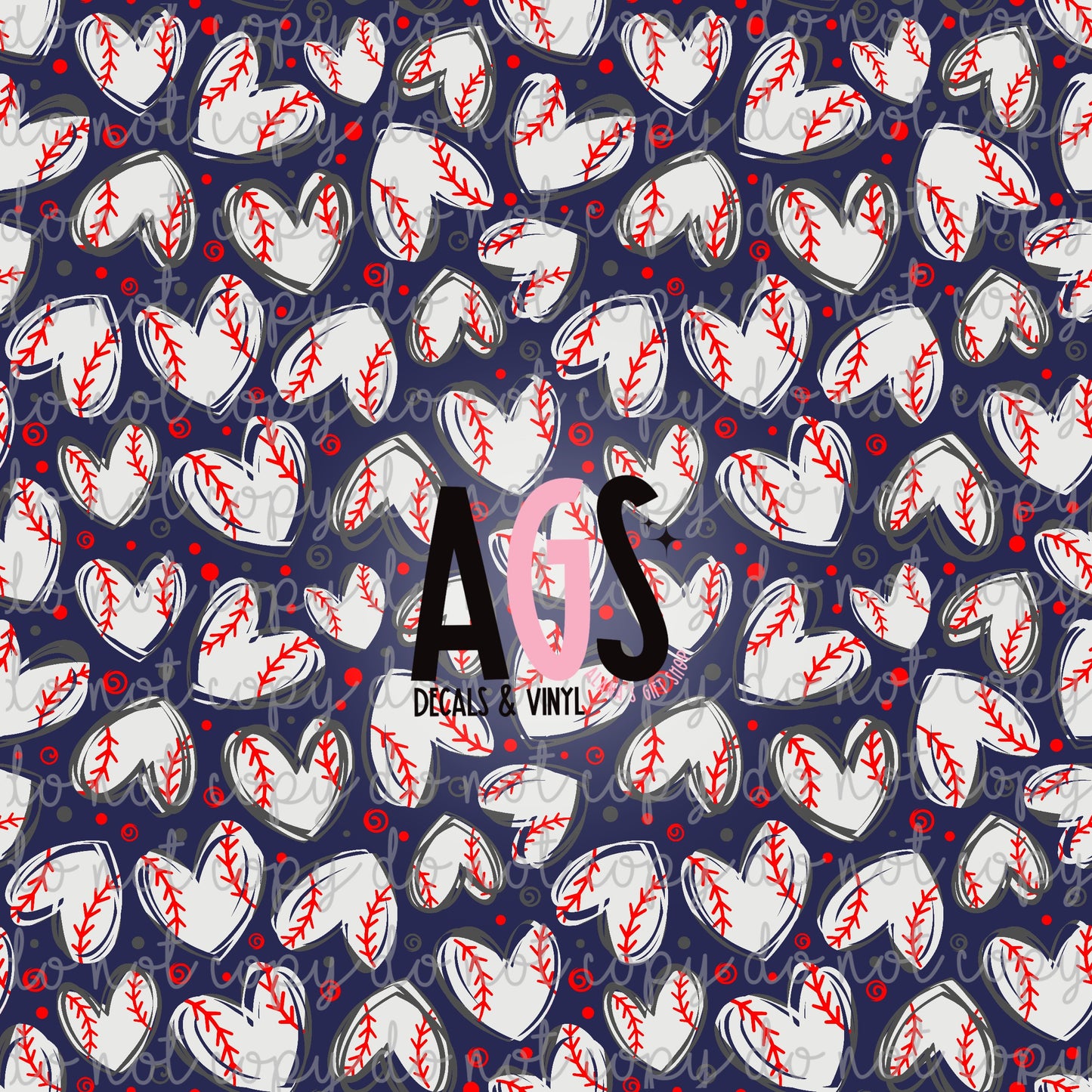 0531 Baseball Hearts