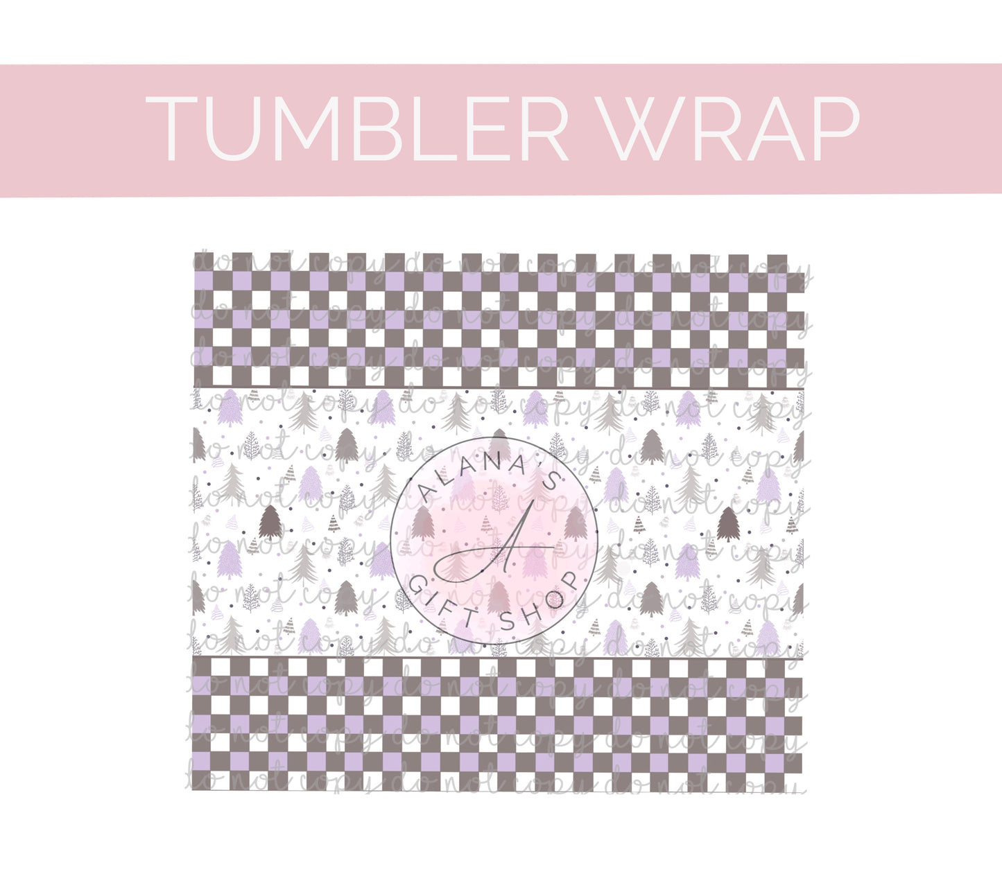 TW-012 Lavender Christmas Trees