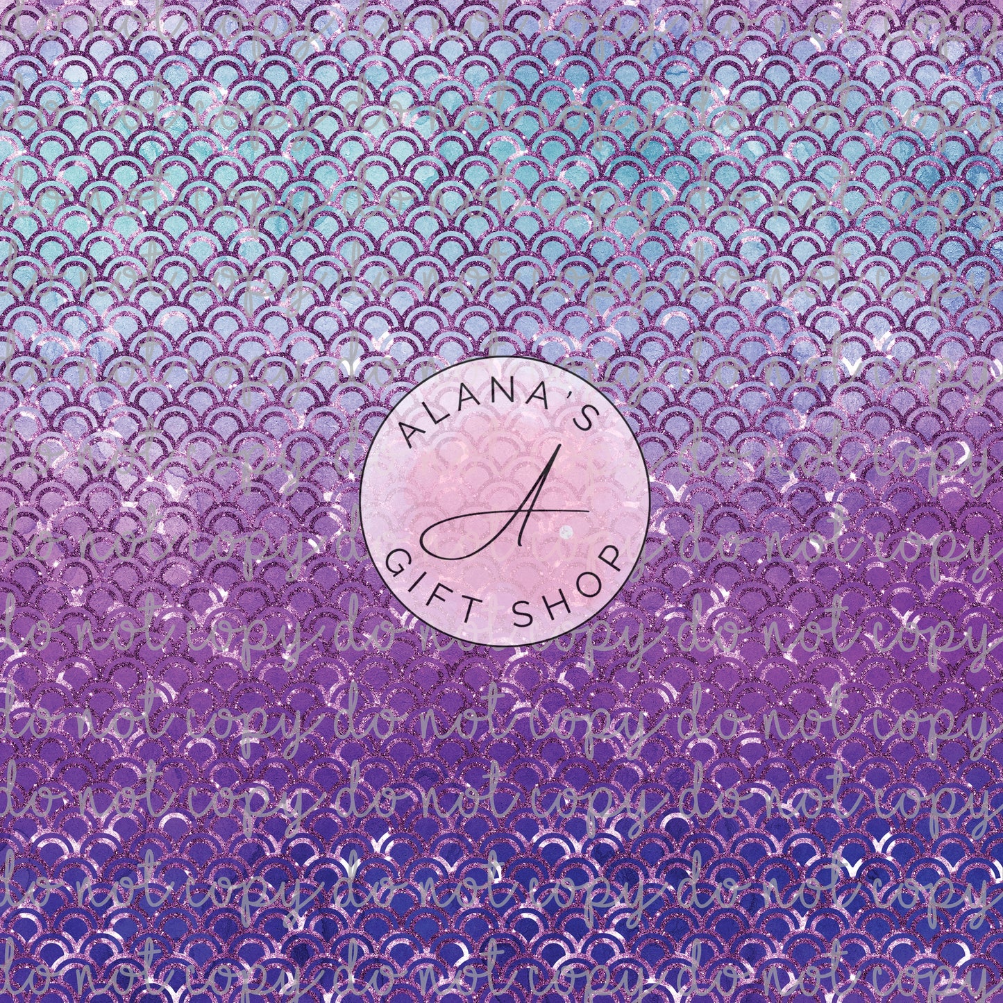 0449 Mermaid Scales Purple