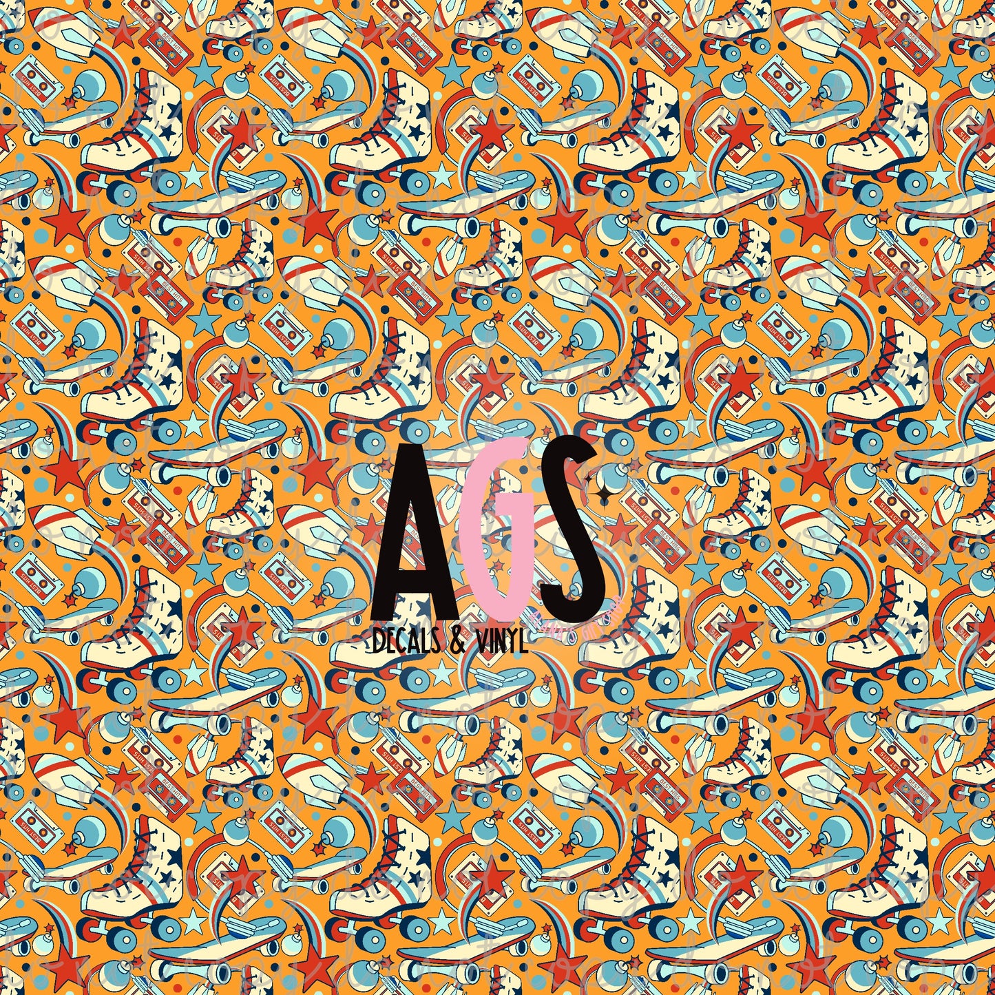 0511 Let’s Skate Orange