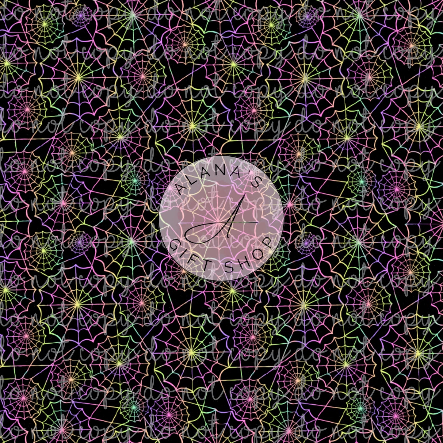 0311 Colorful Spider Web