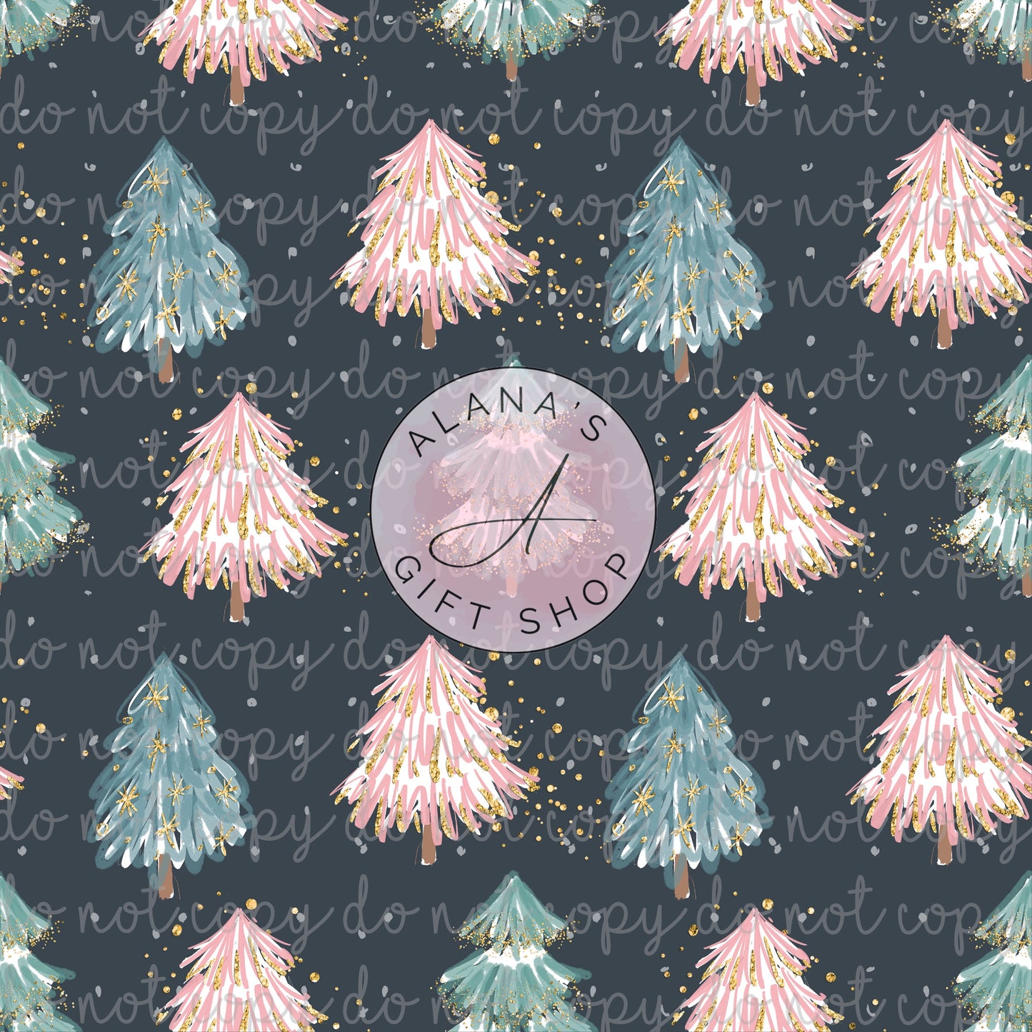 0352 Pink Trees Dark