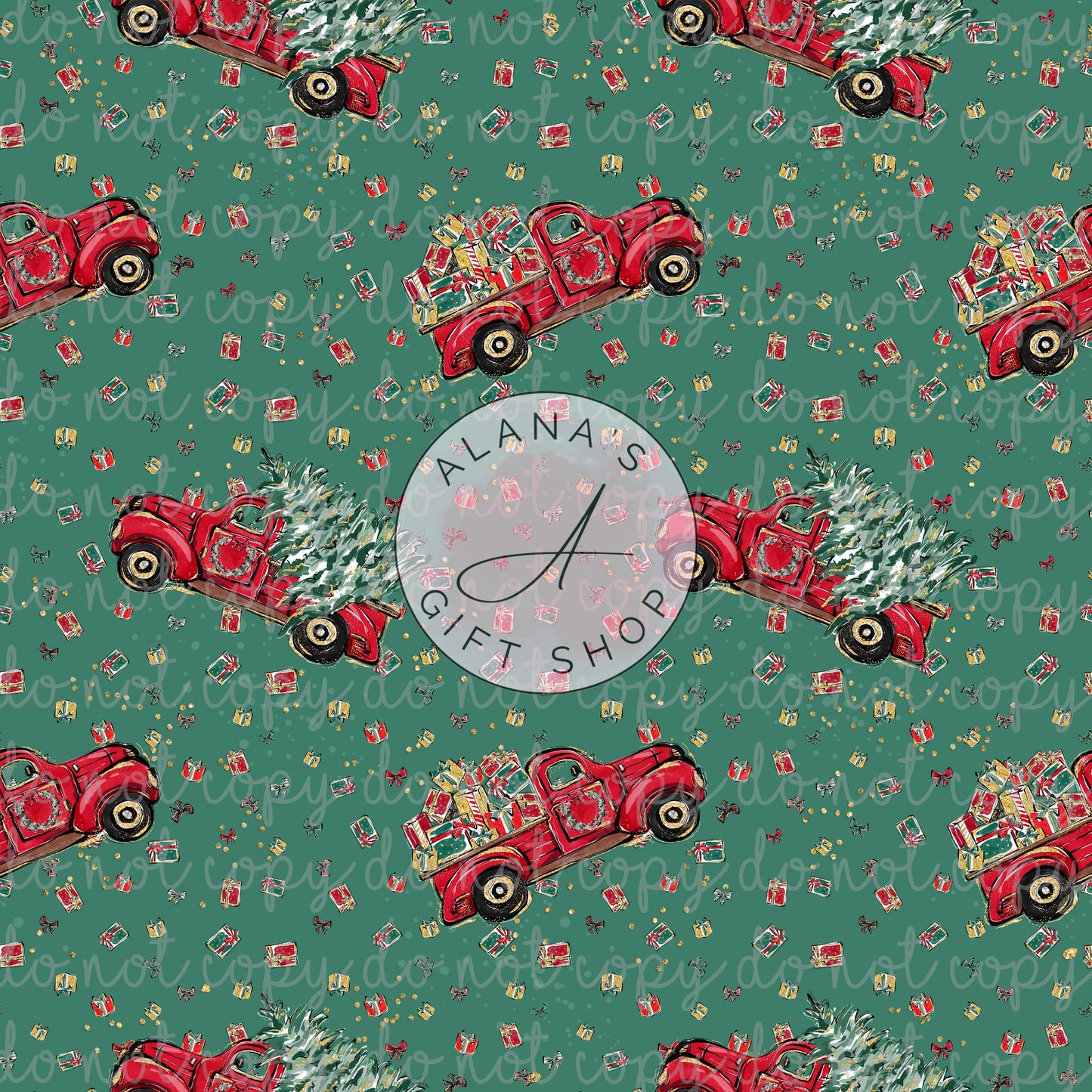 0348 Red Holiday Truck