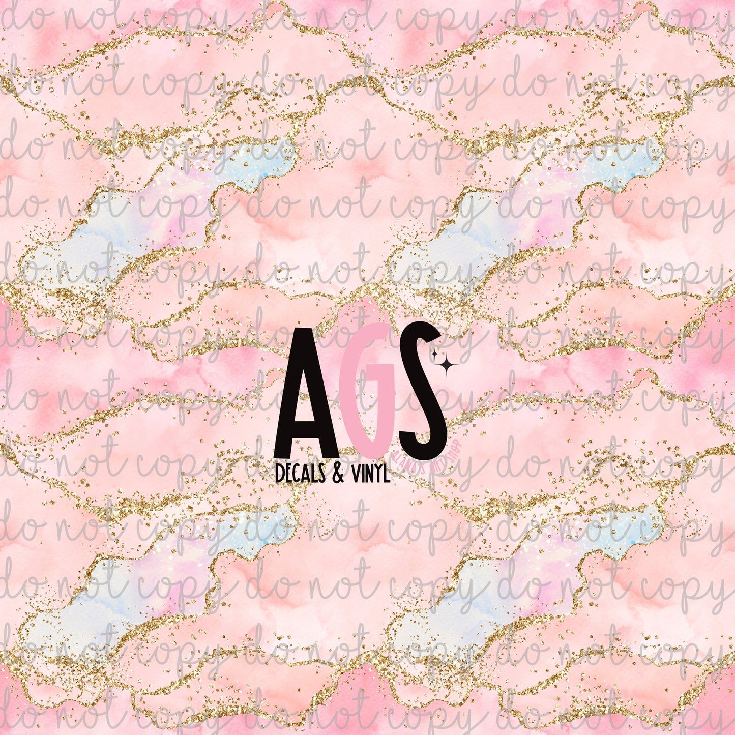 0478 Peach Glitter Agate