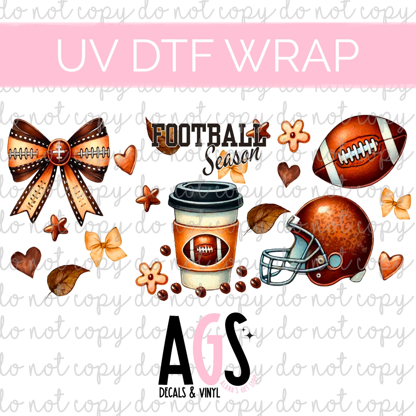 UV DTF WRAP 031 Football Season 1