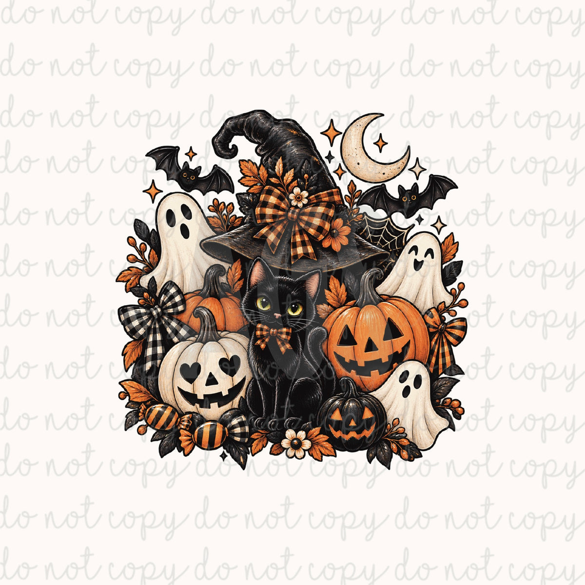 DECAL 270 Black Cats & Hats