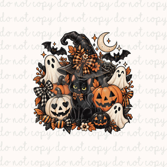 DECAL 270 Black Cats & Hats