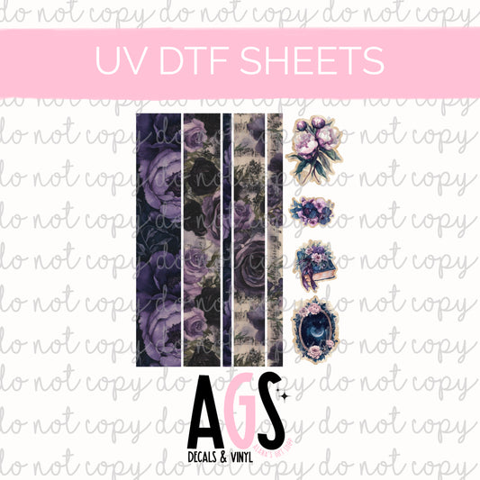 UV DTF SHEET 051 Midnight Purple