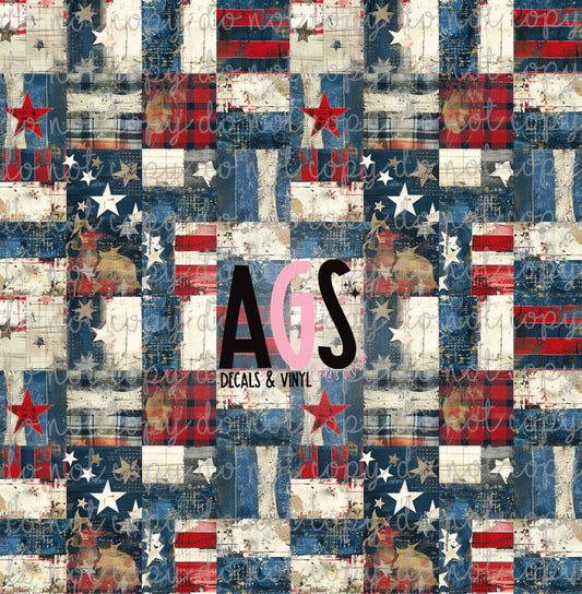 2239 Star Spangle Patches