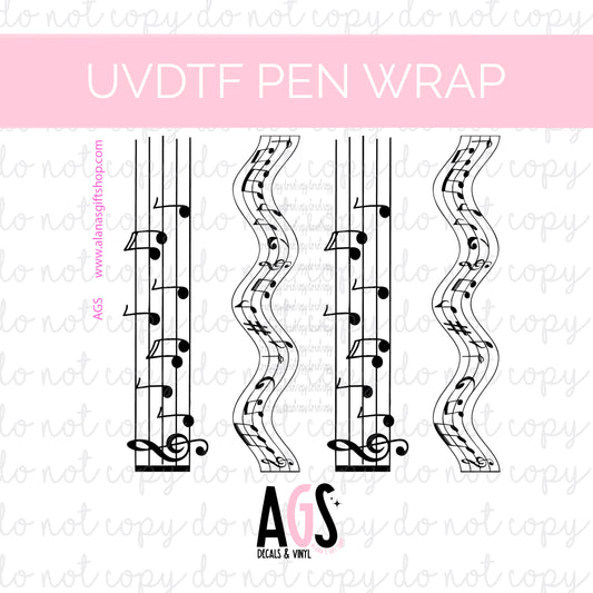 PEN WRAP 017 - Musical Notes