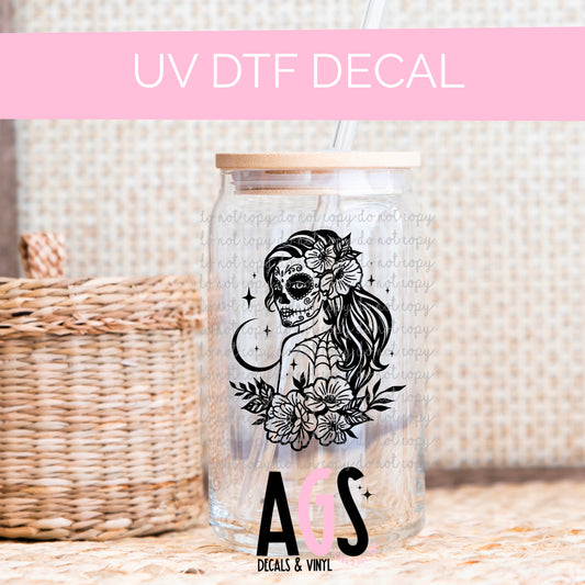 UV DTF DECAL- 033 Day Of The Dead Women