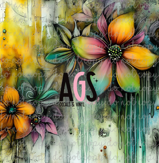 1766 Stained Petal Dreams