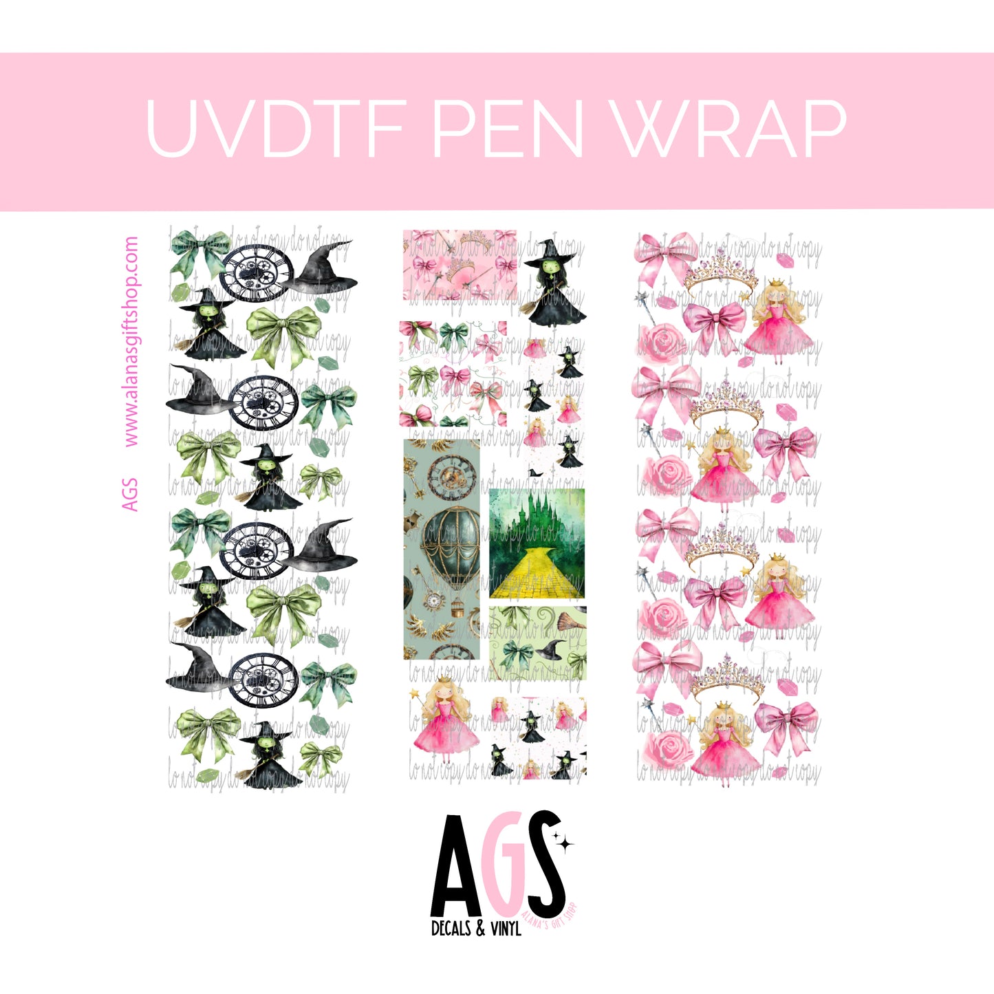 PEN WRAP 052 - Wicked Friends Patchwork