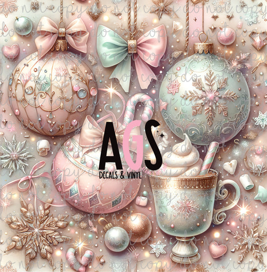 1910 Pink Candy Christmas