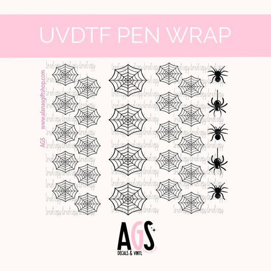 PEN WRAP 081 Little Spider Webs