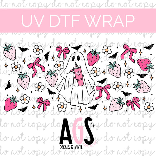 UV DTF WRAP 180 Strawberry Ghostie