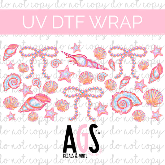 UV DTF WRAP 024 Sea Shells Feb Box