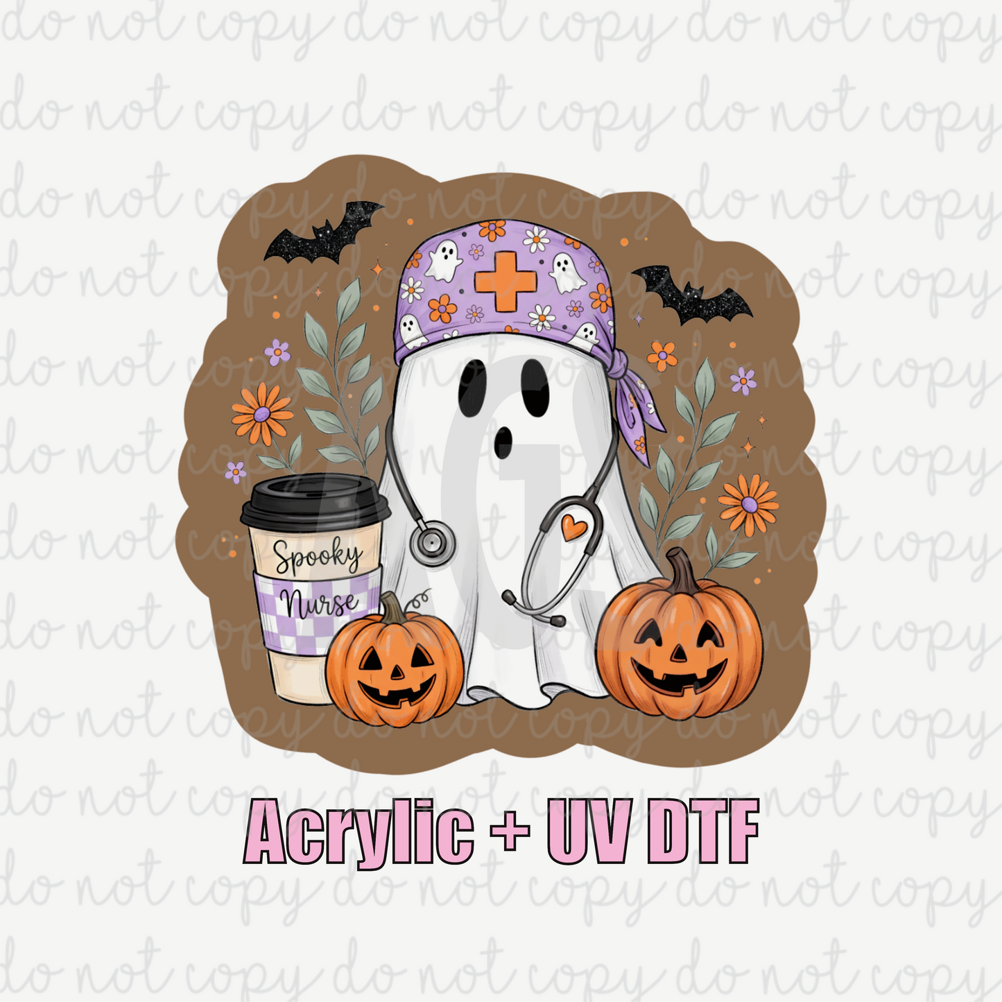 ACRYLIC + UVDTF 08 Doctor Boo