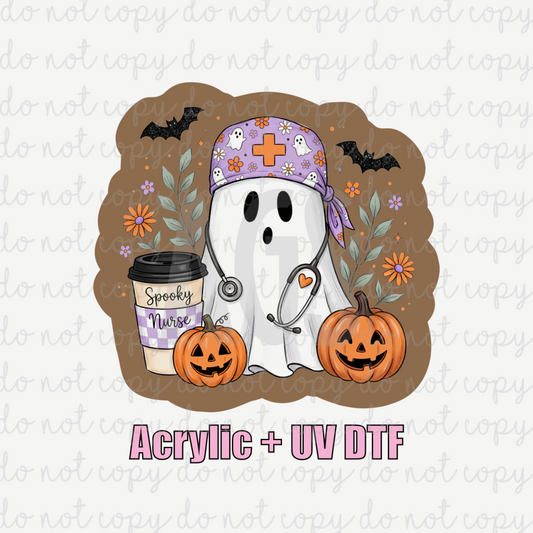 ACRYLIC + UVDTF 08 Doctor Boo