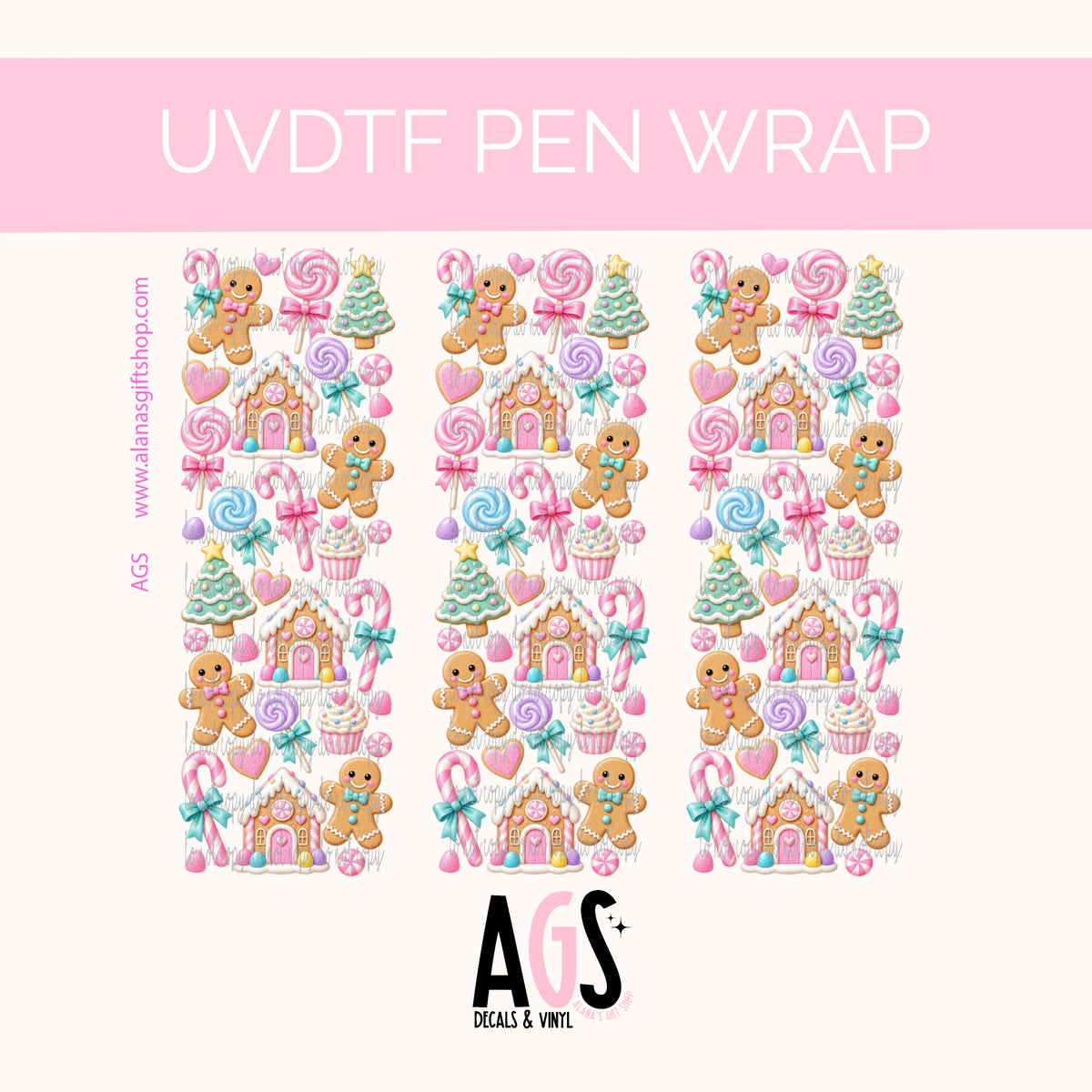 PEN WRAP 084 Pastel Gingerbread