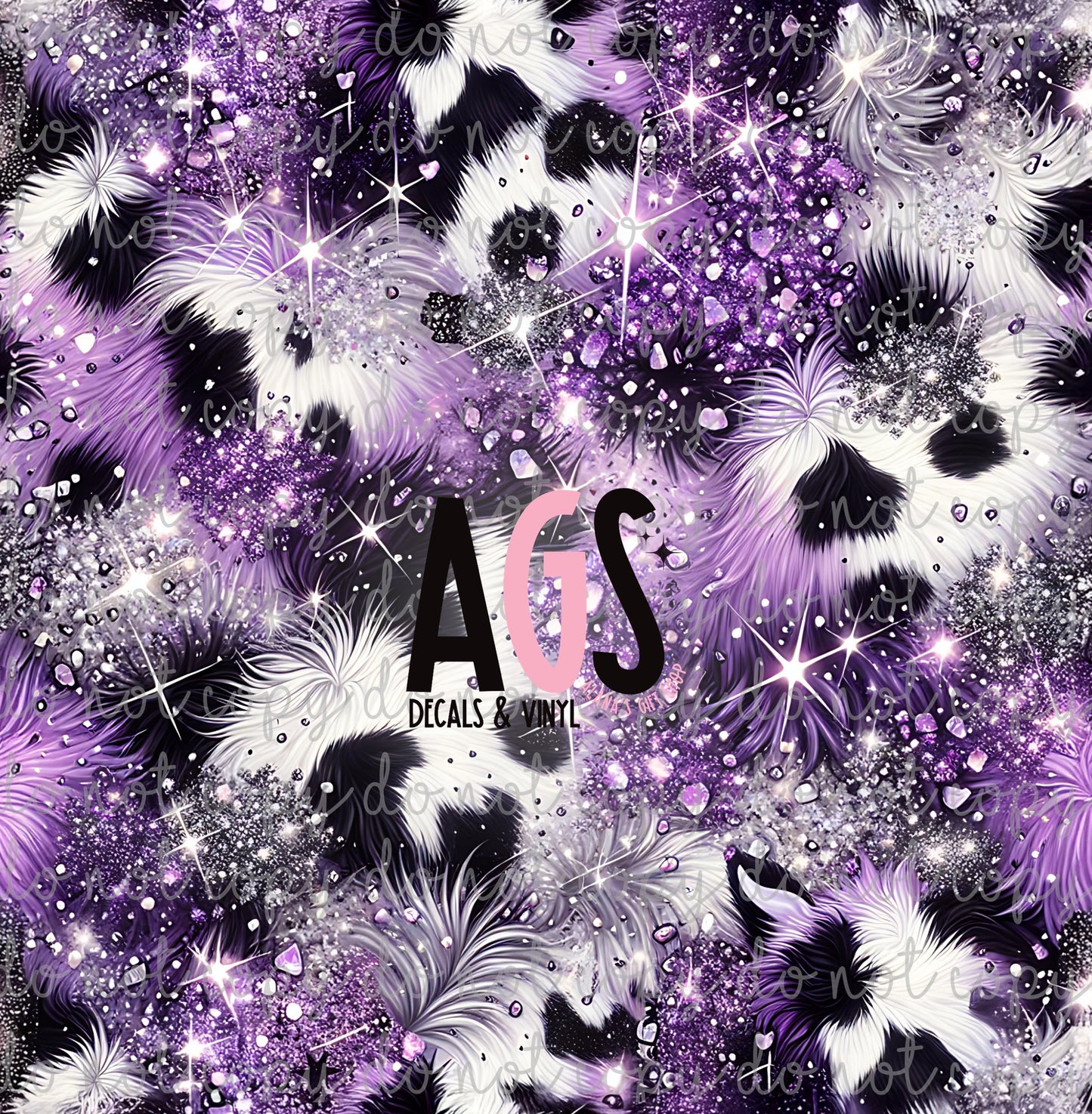 1890 Razzle Dazzle Cow Print