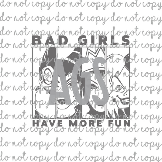 DECAL 060 Bad Girls Have More Fun