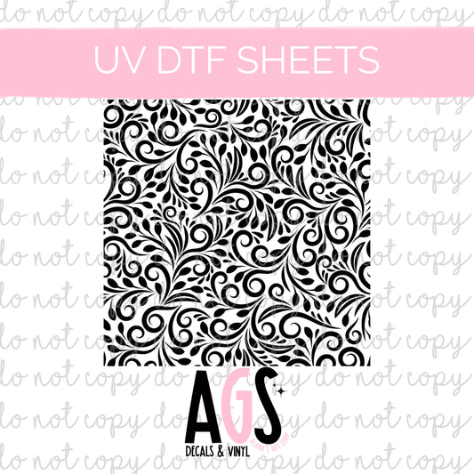 UV DTF SHEET Black Tooled