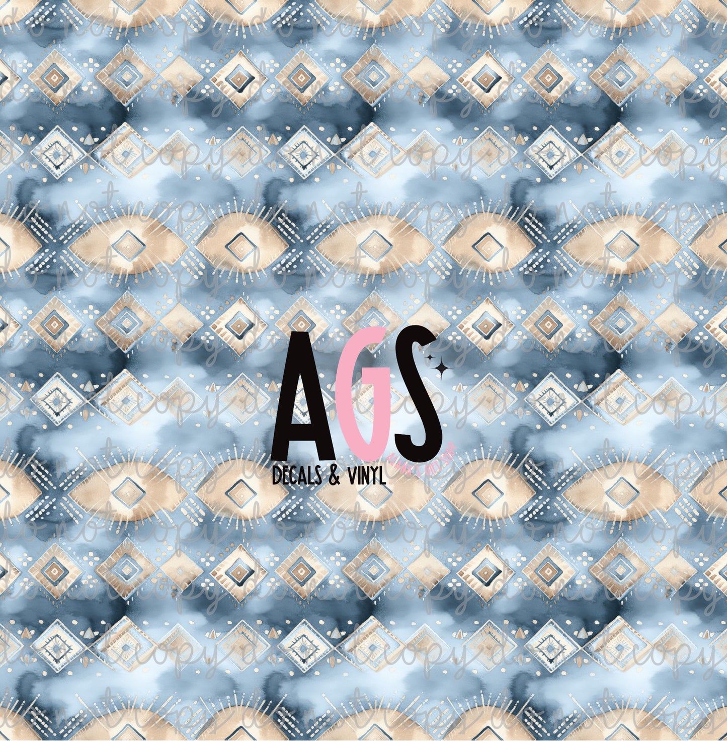 1686 Blue Diamonds - April Box