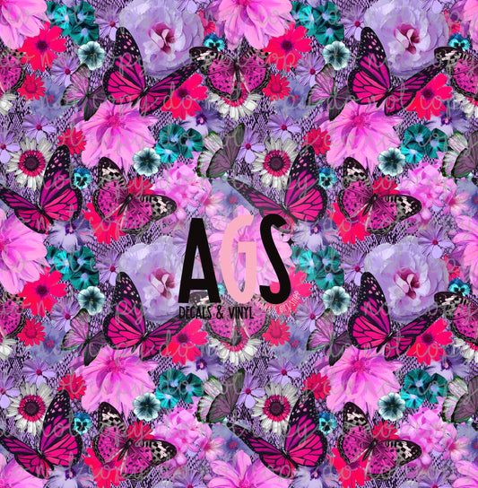 1429 Butterfly Flowers