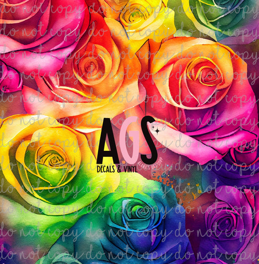 1201 Rainbow Roses
